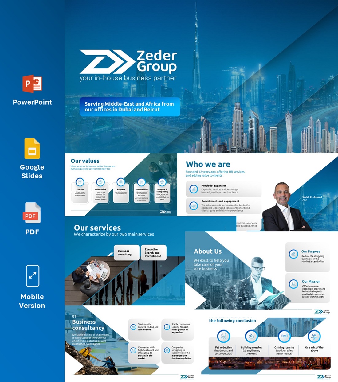 Pitch deck template